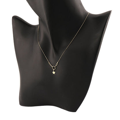 Lant Aur 14k Star Chain