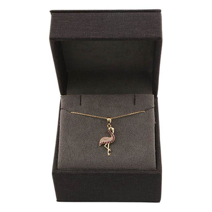 Pandantiv Aur 14k Pasarea Flamingo