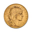 Moneda Aur, 20 Franci Cocosei Marianne Franta, 6.45 g, Puritate 900‰
