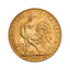 Moneda Aur, 20 Franci Cocosei Marianne Franta, 6.45 g, Puritate 900‰