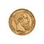 Moneda Aur, 20 Franci Leopold II Belgium, 6.45g, puritate 900‰