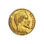 Moneda Aur, 20 Franci Napoleon III Bonaparte, 6.45g, puritate 900‰