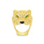 Inel Argint Placat cu Aur 18k The Panther