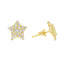 Cercei Aur 14k Stea cu Pietre Zirconia