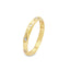 Inel Aur 14k cu Nituri si Model Geometric