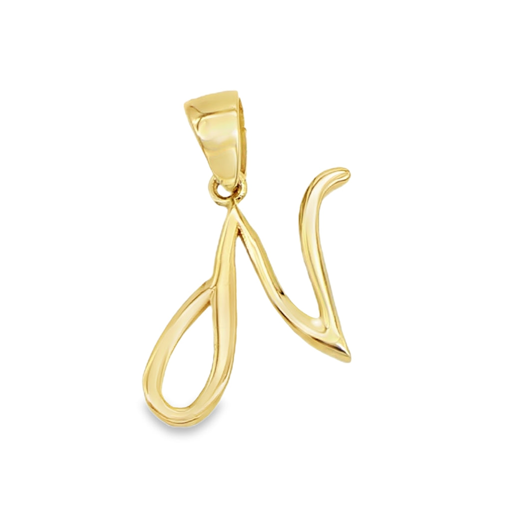 Pandantiv Aur 14k Initiala N