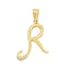 Pandantiv Aur 14k Initiala R - SORELLY
