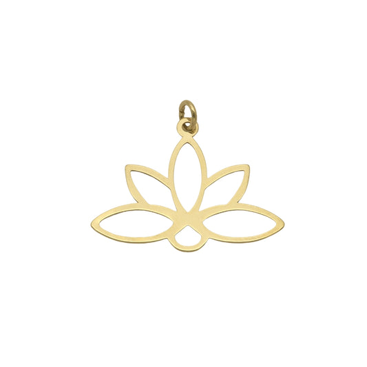 Pandantiv Aur 14k Floare de Lotus