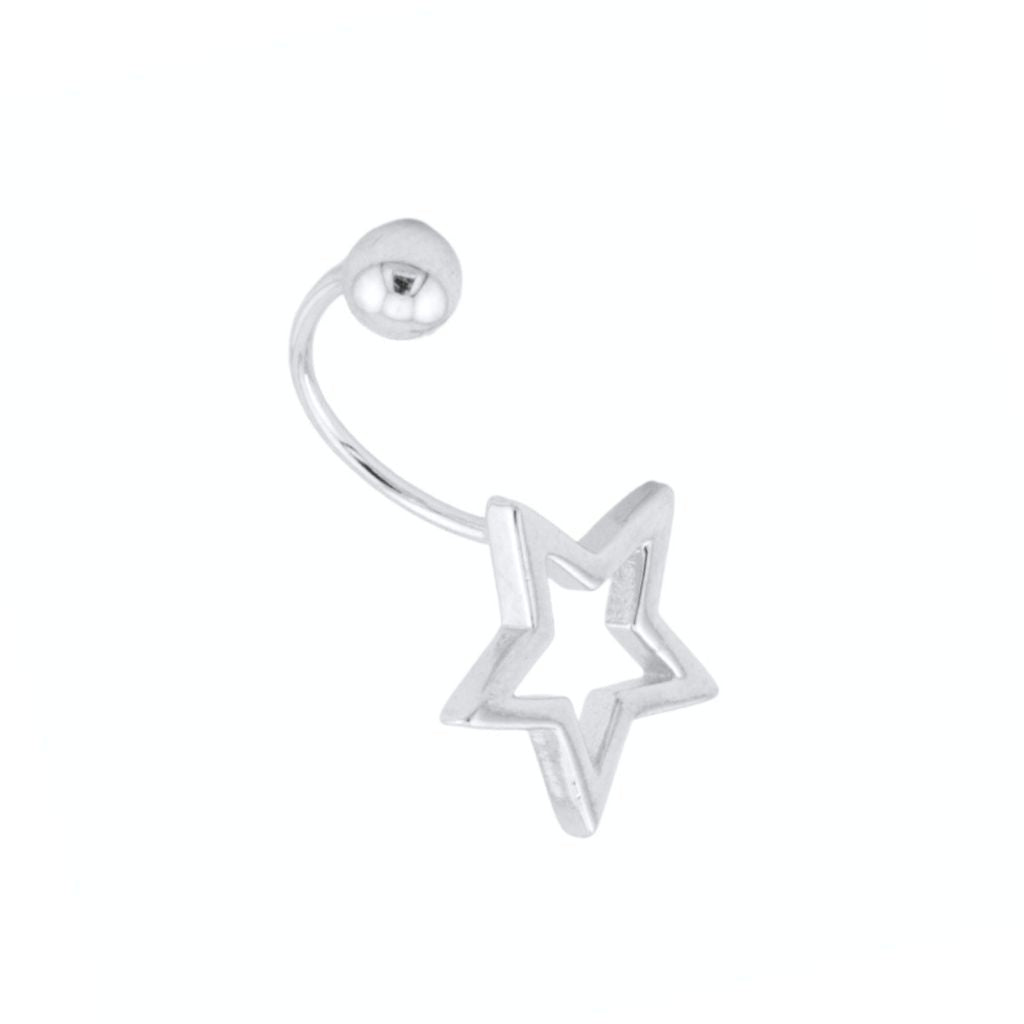 Cercel Piercing Argint Shooting Star