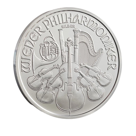 Moneda Argint 31.1 gr (o uncie) 999‰ Filarmonica din Viena