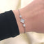 Bratara Argint Floare cu Sidef si Zirconia