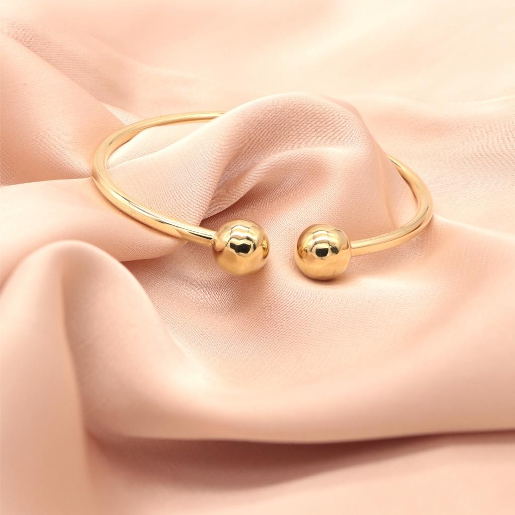 Bratara Fixa Aur 14k cu Bile