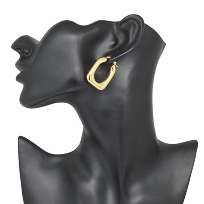 Cercei Aur 14k Dreptunghiulari