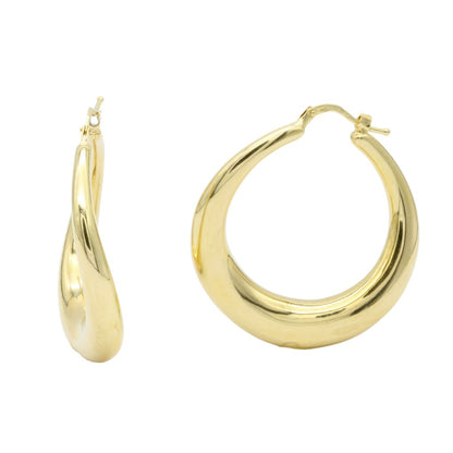 Cercei Aur 14k Rotunzi Creola