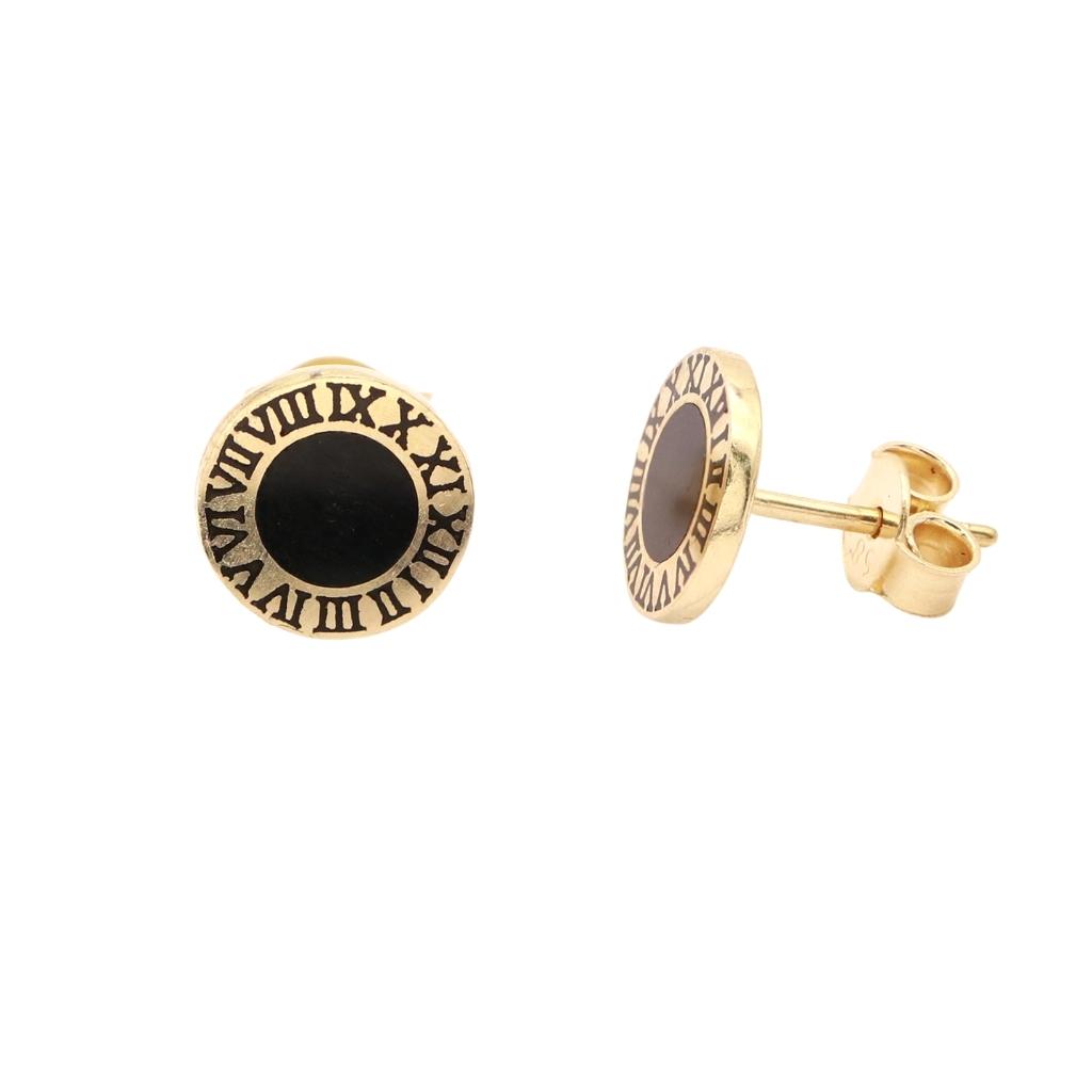 Cercei Aur 14k Rotunzi Model Ceas