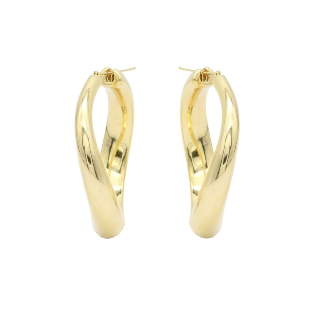 Cercei Aur 14k Rotunzi Tip Creola