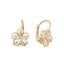 Cercei Copii Aur 14k Floare