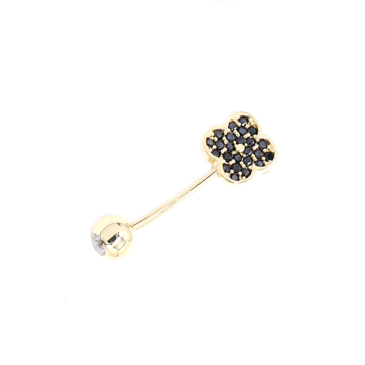 Piercing de Buric Aur 14k Floare