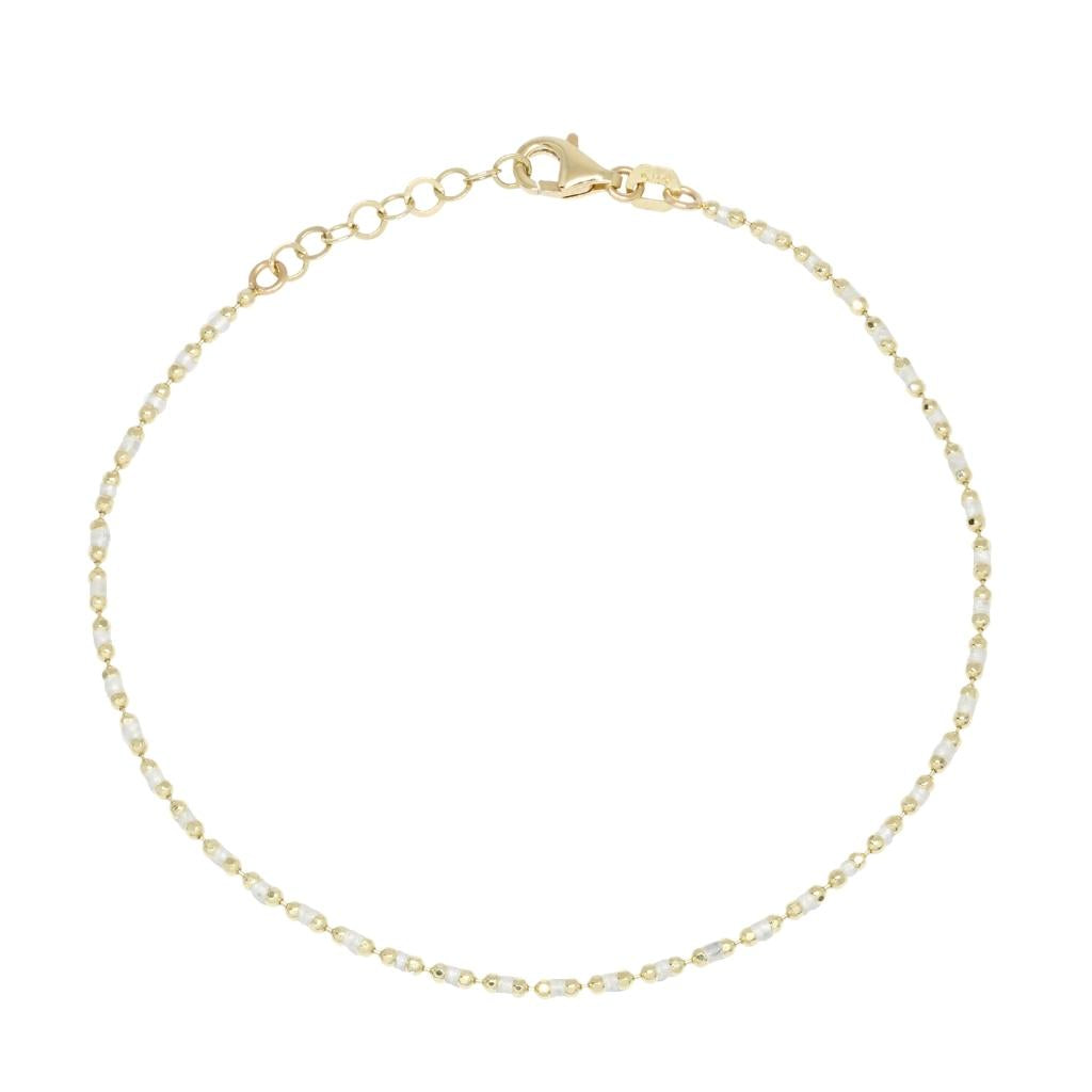 Bratara Aur 14k cu Agat Multicolor