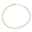 Bratara Aur 14k cu Agat Multicolor