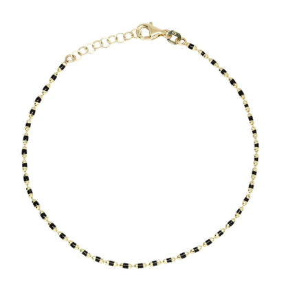 Bratara Aur 14k cu Agat Multicolor
