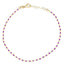 Bratara Aur 14k cu Agat Multicolor