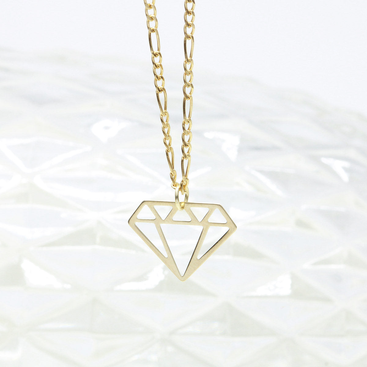 Pandantiv Aur 14k Forma Diamant