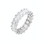 Inel Argint Eternity cu Pietre Baguette