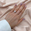 Inel Solitaire Argint cu Pietre Zirconia Princess