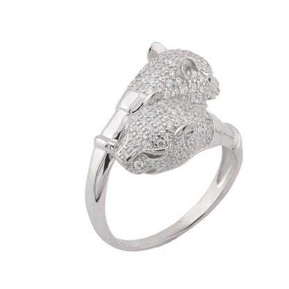 Inel Argint The Panther cu Pietre Zirconia