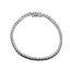 Bratara Tennis Argint cu Pietre Negre 3mm