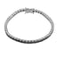 Bratara Tennis Argint cu Pietre Negre 3mm