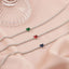 Bratara Tennis Argint Lovely Heart cu Piatra Colorata