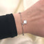 Bratara Argint cu Floare Sidef si Pietre Zirconia