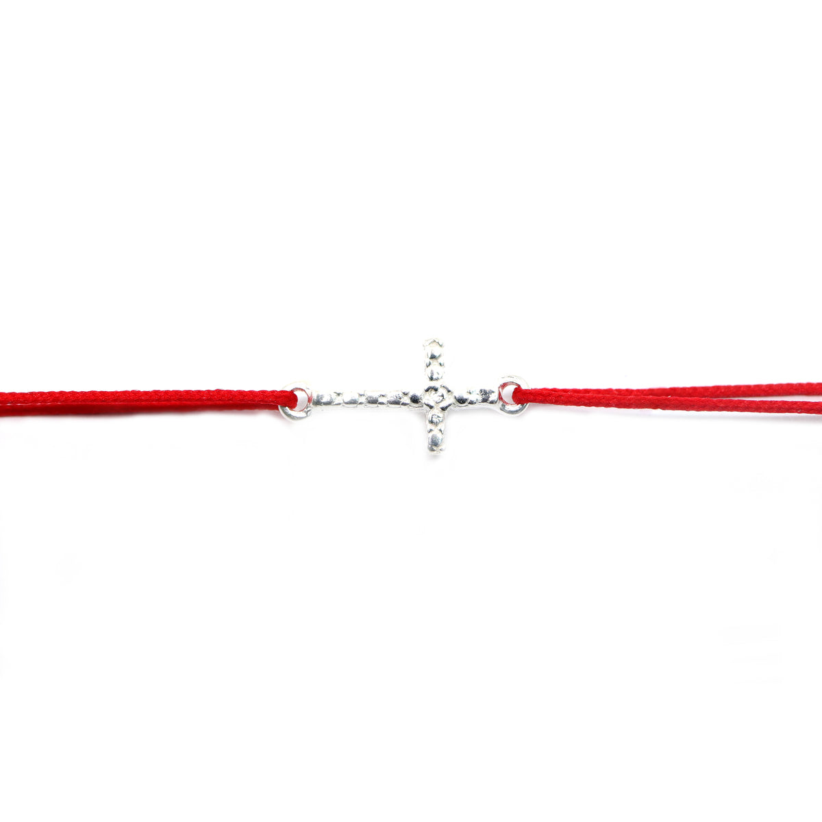 Martisor Bratara Argint Snur Cruce cu Striatii