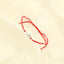 Martisor Bratara Argint Snur Rosu Infinit