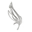 Martisor Brosa Argint Feathers