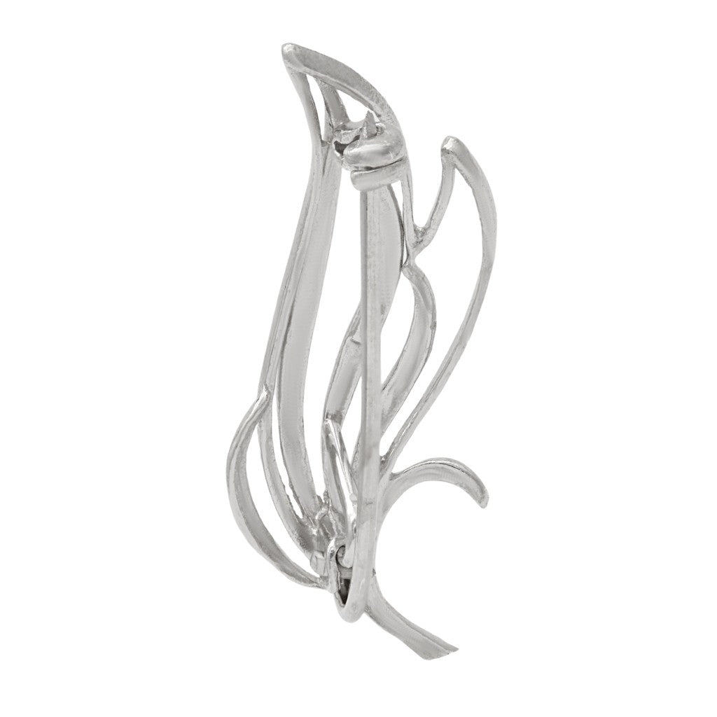 Martisor Brosa Argint Feathers
