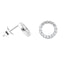 Cercei Argint Cerc Minimalist cu Pietre Zirconia