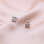 Cercei Argint Floare cu Pietre Zirconia 8mm