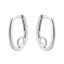 Cercei Argint Huggie Hoops Minimalisti