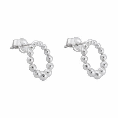 Cercei Argint Silver Rounds