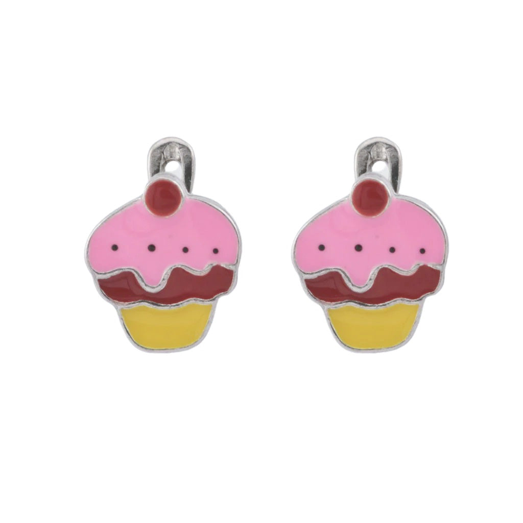 Cercei pentru Copii Argint Cupcake