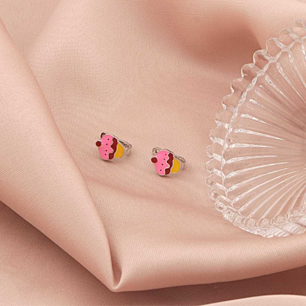 Cercei pentru Copii Argint Cupcake