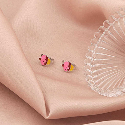 Cercei pentru Copii Argint Cupcake