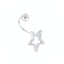 Cercel Piercing Argint Shooting Star