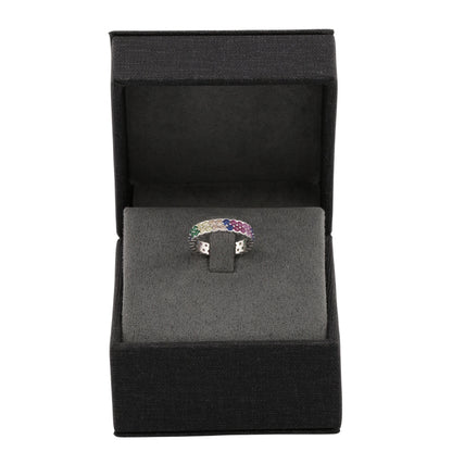 Inel Argint Eternity Multicolor 5 mm