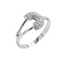 Inel Argint Safety Pin cu Pietre Zirconia