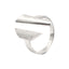 Inel Argint Half Cut cu Pietre Albe