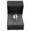 Inel Argint Half Cut cu Pietre Albe